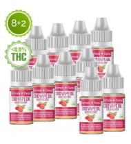 8+2 CBD Vape Oil Raspberry 3% (300 mg)