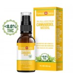 CBD Oil 500 mg Drops in MCT Oil Natural 5% Concentration, THC concentration <0.2%