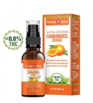 CBD Oil Drops in MCT Oil Orange 3% concentration, THC concentration <0.0%