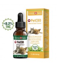 CBD Oil Drops Beef Aroma 3% (300 mg) for Pets, THC <0.2%
