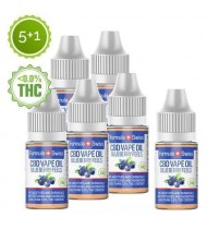 5+1 CBD Vape Oil Blueberry Feels 3% (300 mg)