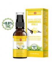 CBD Oil Drops in MCT Oil Vanilla 3% concentration, THC concentration <0.0%
